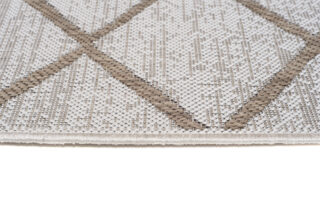 Vloerkleed Capri Creme Sisal Gestreept Indoor Outdoor Modern