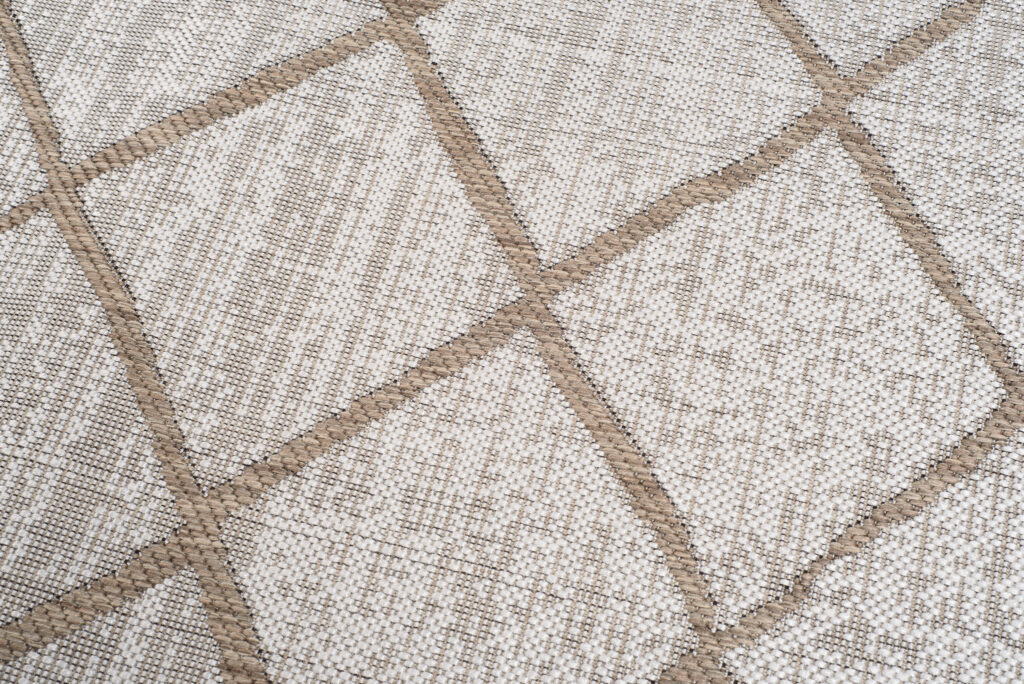 Vloerkleed Capri Creme Sisal Gestreept Indoor Outdoor Modern