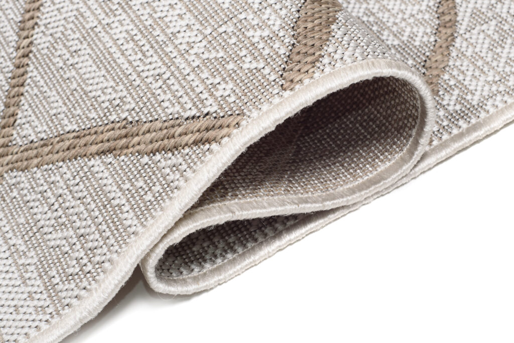 Vloerkleed Capri Creme Sisal Gestreept Indoor Outdoor Modern
