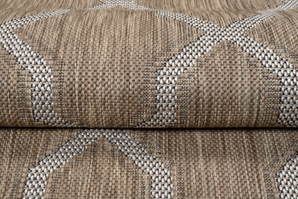 Vloerkleed Capri Lichtbruin Sisal Marokkaanse Trellis Indoor Outdoor
