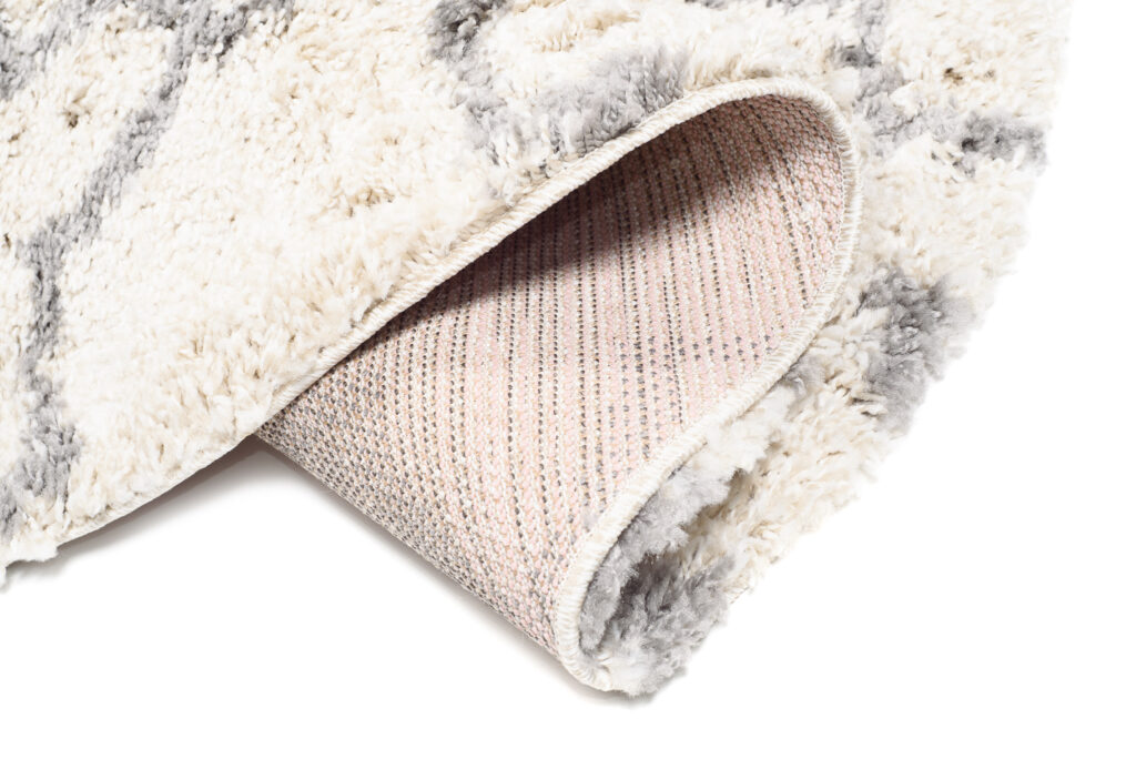 Vloerkleed Boho Rond Creme Marokkaanse Klaver