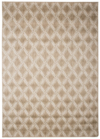 Vloerkleed Capri Creme Bruin Indoor Outdoor Sisal Design