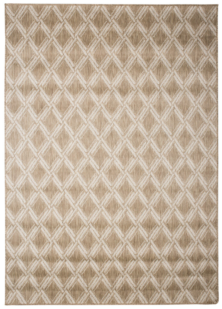 Vloerkleed Capri Creme Bruin Indoor Outdoor Sisal Design