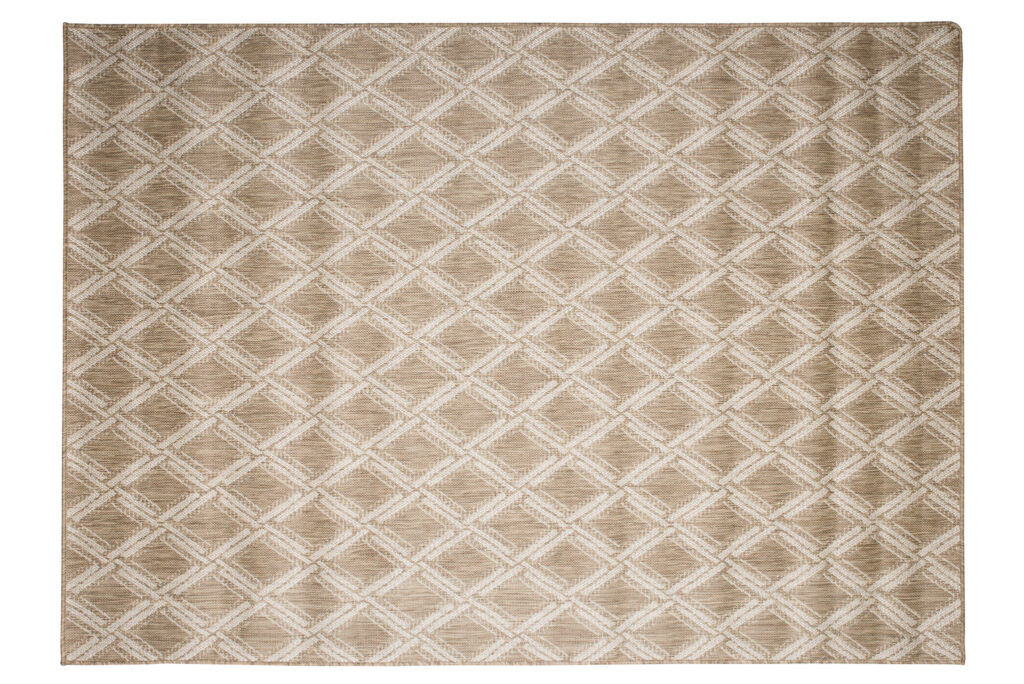 Vloerkleed Capri Creme Bruin Indoor Outdoor Sisal Design