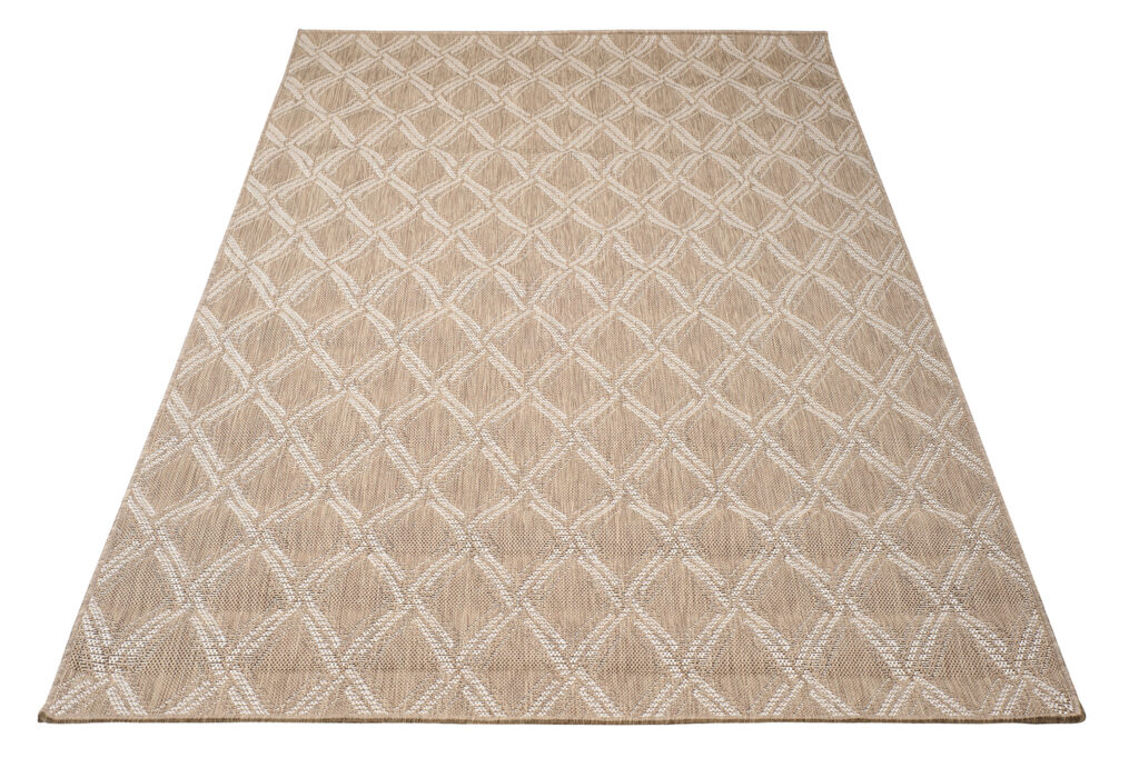 Vloerkleed Capri Creme Bruin Indoor Outdoor Sisal Design
