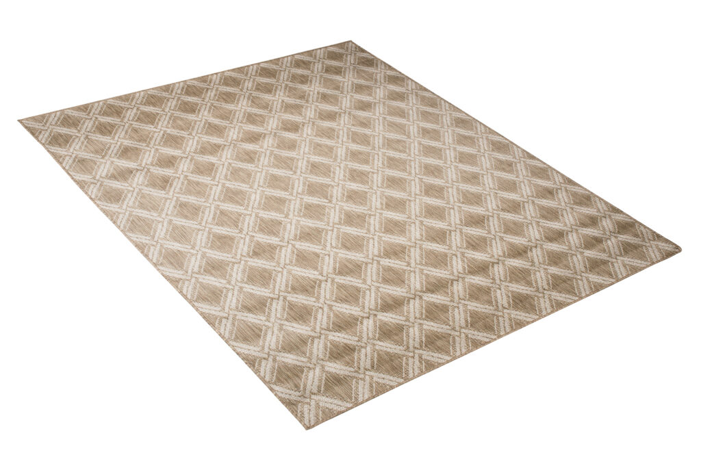 Vloerkleed Capri Creme Bruin Indoor Outdoor Sisal Design