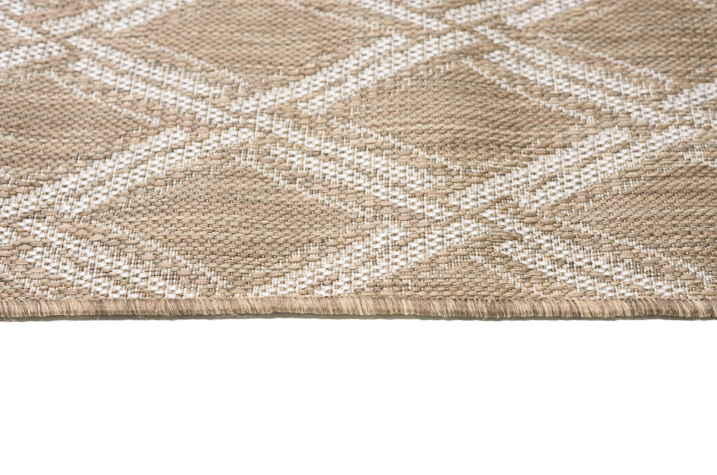 Vloerkleed Capri Creme Bruin Indoor Outdoor Sisal Design