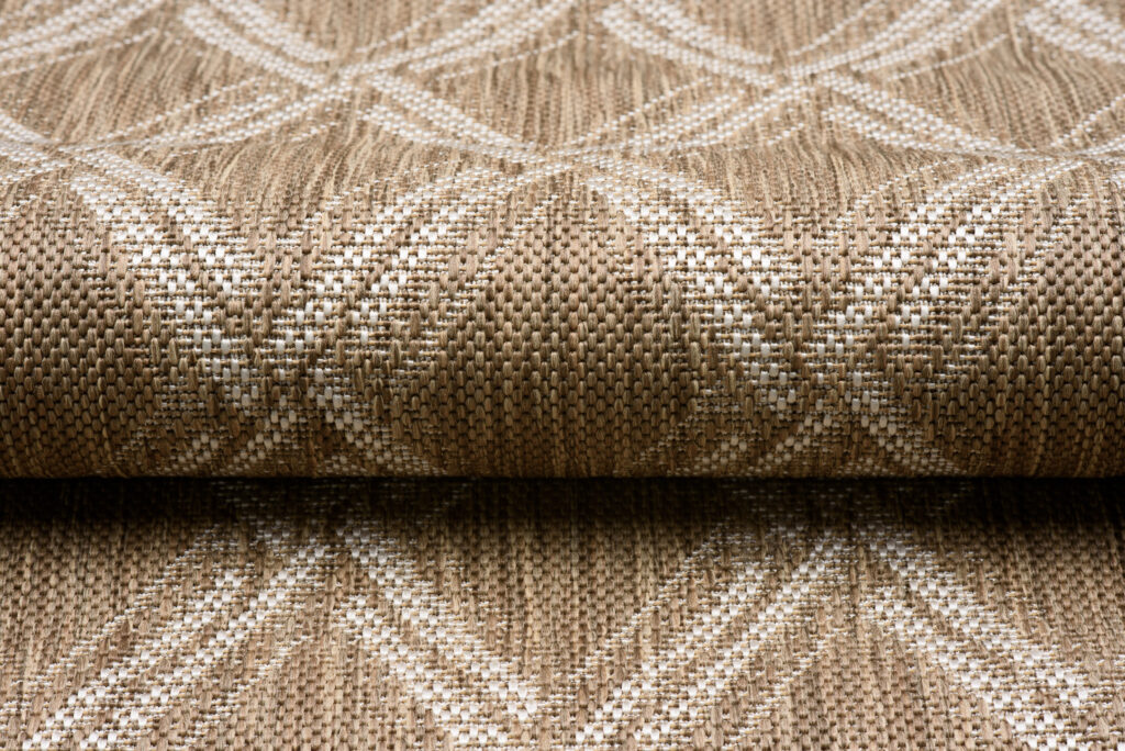 Vloerkleed Capri Creme Bruin Indoor Outdoor Sisal Design