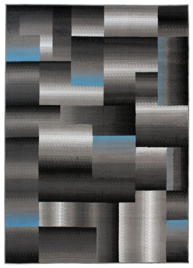 Vloerkleed Maya Grijs Blauw Rechthoek
