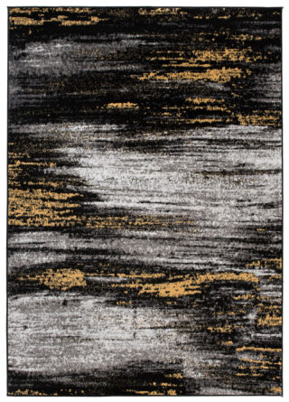 Vloerkleed Maya Grijs Geel Abstract