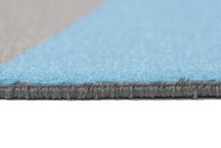 Vloerkleed Maya Grijs Blauw Abstract Golven