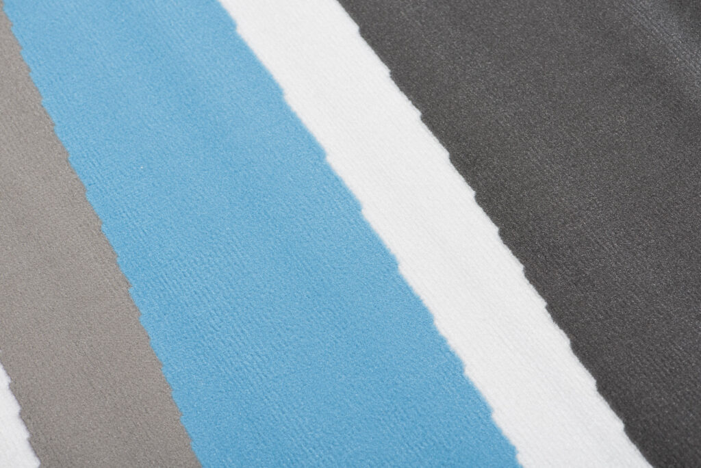 Vloerkleed Maya Grijs Blauw Abstract Golven