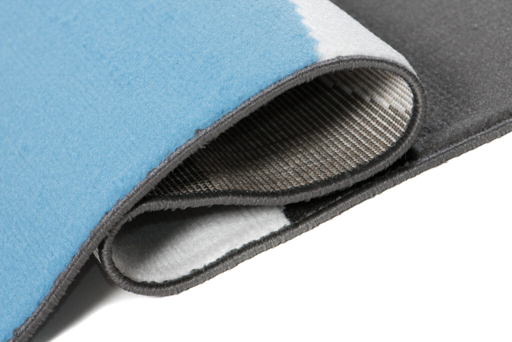 Vloerkleed Maya Grijs Blauw Abstract Golven