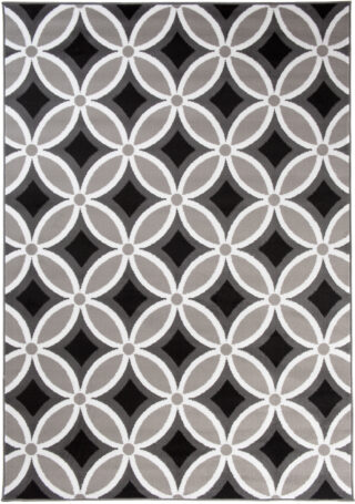 Vloerkleed Maya Grijs Geometrisch Mozaïek