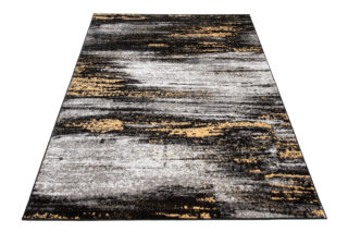 Vloerkleed Maya Grijs Geel Abstract