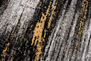 Vloerkleed Maya Grijs Geel Abstract