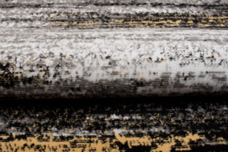 Vloerkleed Maya Grijs Geel Abstract