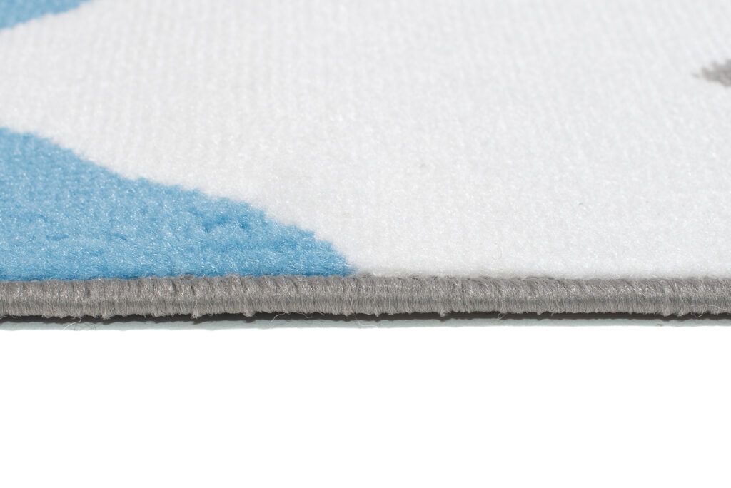 Vloerkleed Maya Grijs Blauw Geometrisch Zigzag