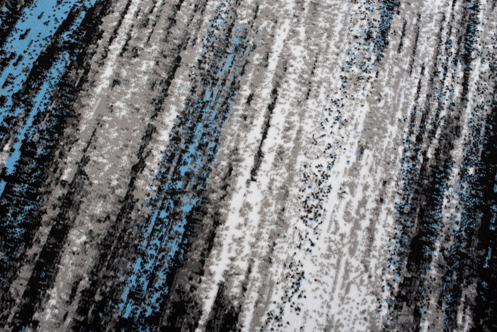 Vloerkleed Maya Grijs Blauw Abstract