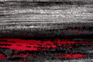 Vloerkleed Maya Grijs Rood Abstract