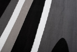 Vloerkleed Maya Grijs Zwart Abstract Golven