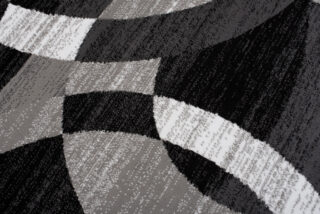 Vloerkleed Maya Grijs Zwart Geometrisch