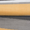 Vloerkleed Maya Grijs Geel Abstract Golven