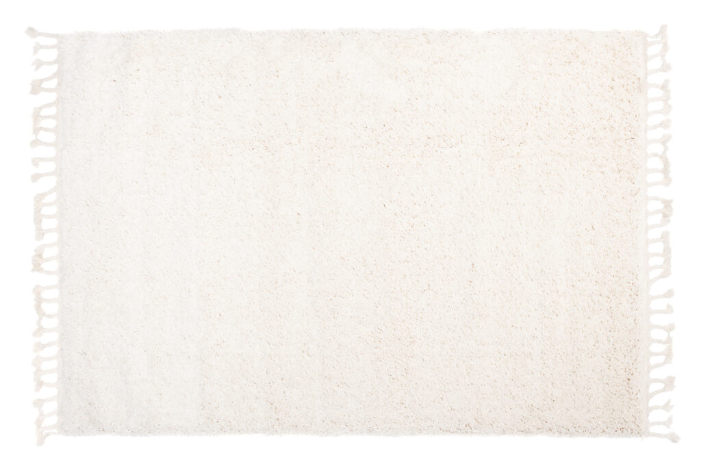 Vloerkleed Boho met Franjes Creme Hoogpolig
