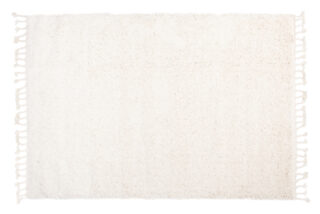 Vloerkleed Boho met Franjes Creme Hoogpolig