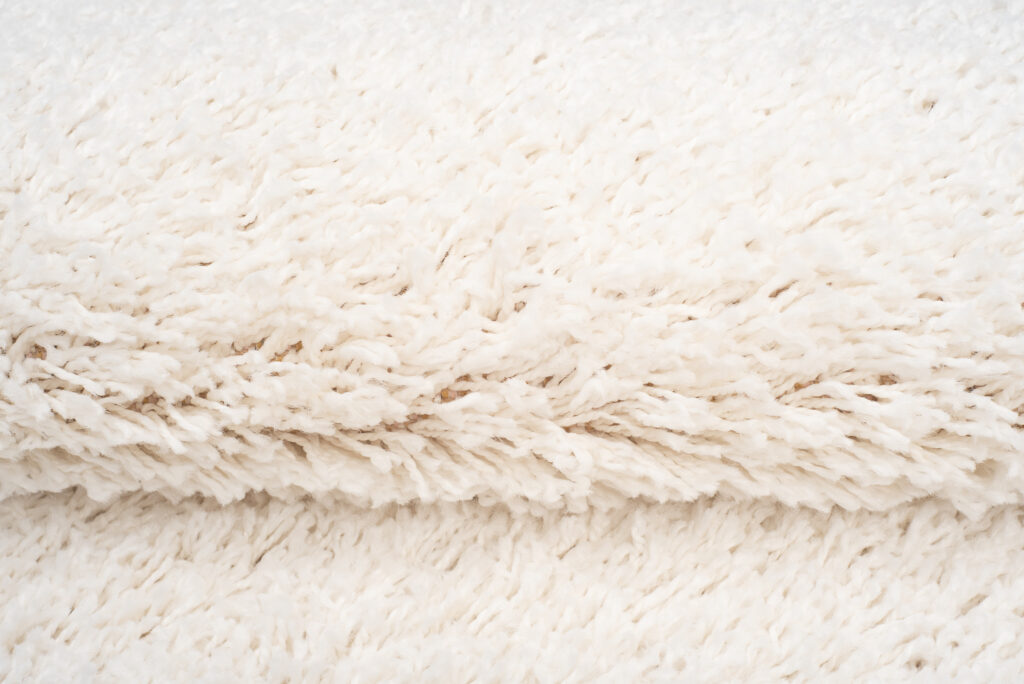 Vloerkleed Boho met Franjes Creme Hoogpolig