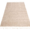 Vloerkleed Boho met Franjes Beige Hoogpolig