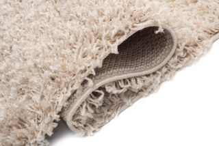 Vloerkleed Boho met Franjes Beige Hoogpolig