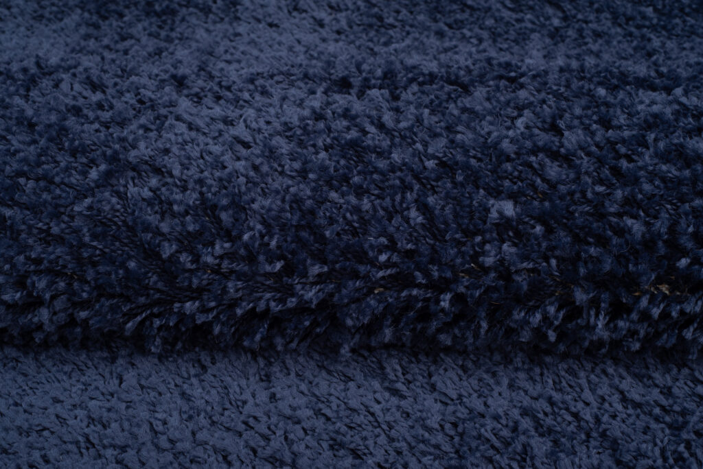 Vloerkleed Boho met Franjes Marineblauw Hoogpolig