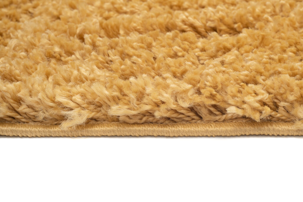 Vloerkleed Boho met Franjes Mosterd Hoogpolig