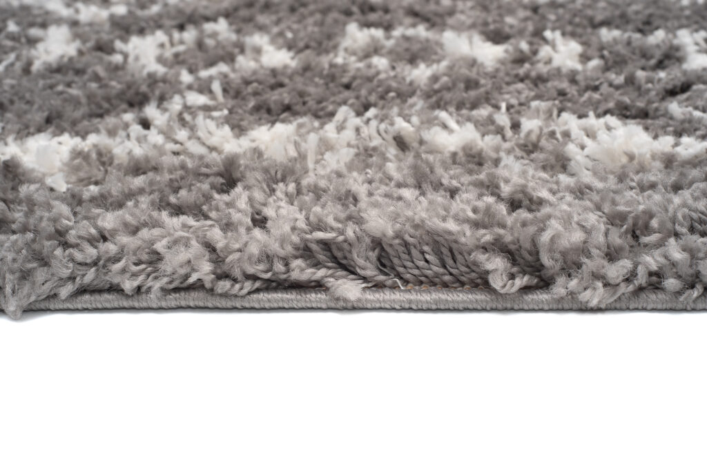 Vloerkleed Boho met Franjes Grijs Geometrisch Hoogpolig