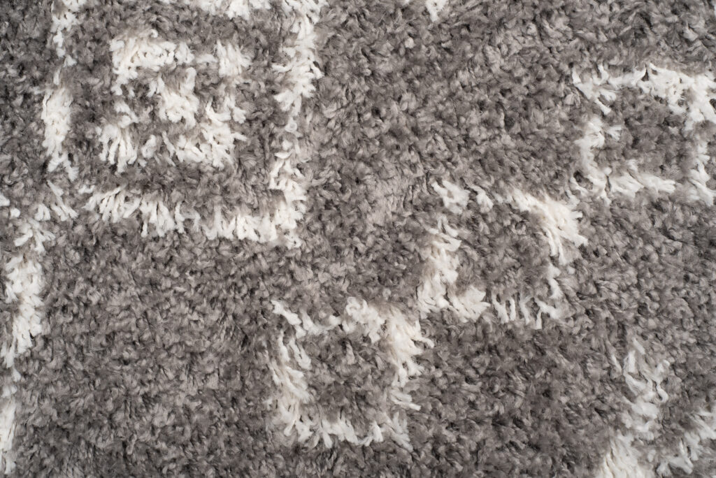Vloerkleed Boho met Franjes Grijs Geometrisch Hoogpolig