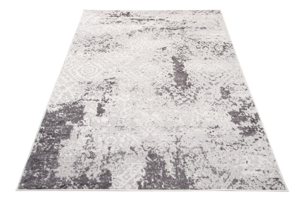Vloerkleed Sky Grijs Creme Vintage Ornamenten