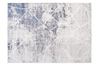 Vloerkleed Sky Grijs Blauw Abstract Lijnen