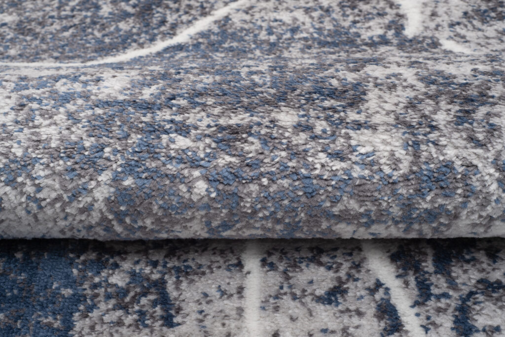 Vloerkleed Sky Grijs Blauw Abstract Lijnen