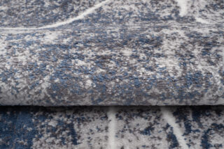 Vloerkleed Sky Grijs Blauw Abstract Lijnen