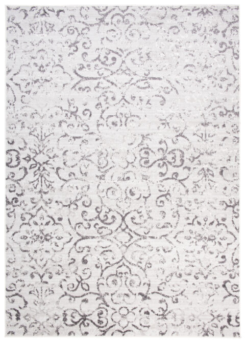 Vloerkleed Sky Grijs Vintage Gebloemd Ornamenten