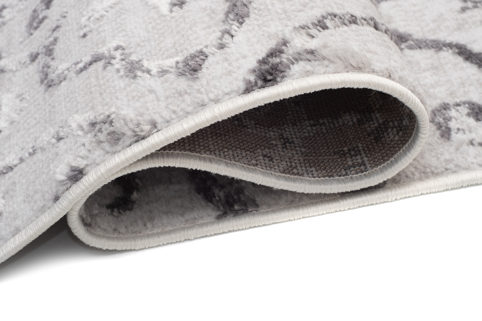 Vloerkleed Sky Grijs Vintage Gebloemd Ornamenten