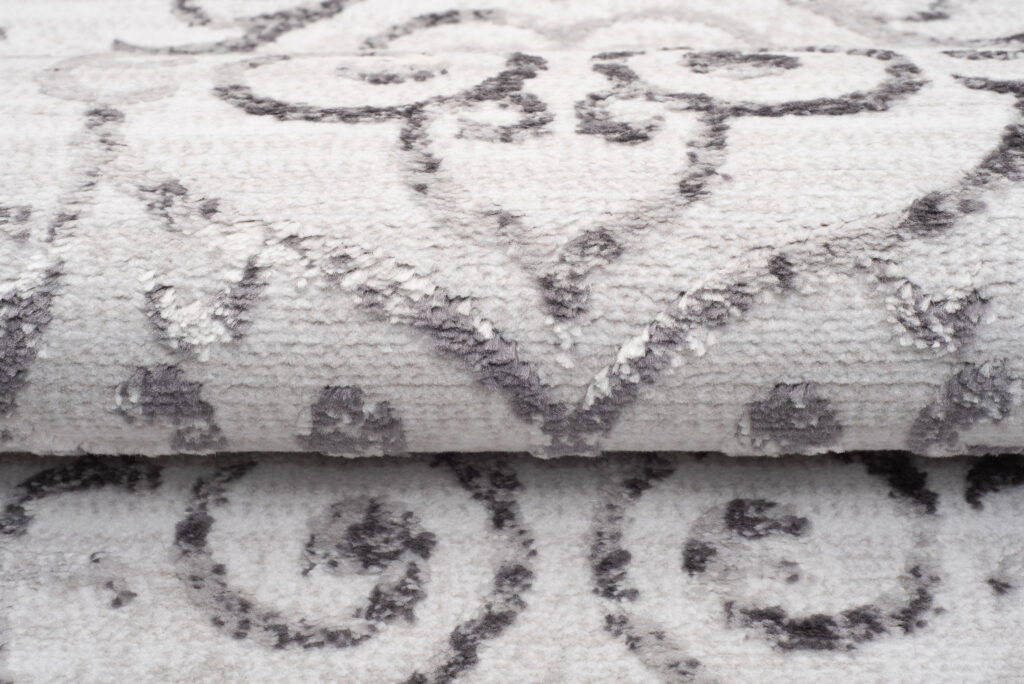 Vloerkleed Sky Grijs Vintage Gebloemd Ornamenten