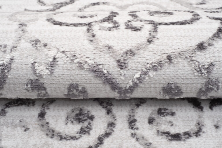 Vloerkleed Sky Grijs Vintage Gebloemd Ornamenten