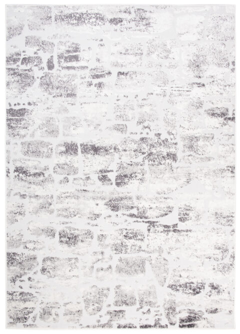 Vloerkleed Sky Grijs Beige Abstract Gewreven