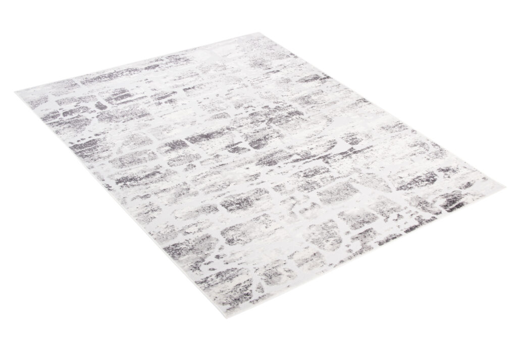 Vloerkleed Sky Grijs Beige Abstract Gewreven