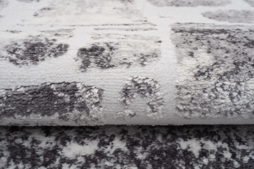 Vloerkleed Sky Grijs Beige Abstract Gewreven