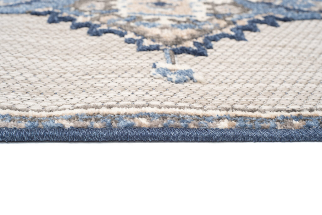 Buitenkleed Patio Grijs Blauw Vintage