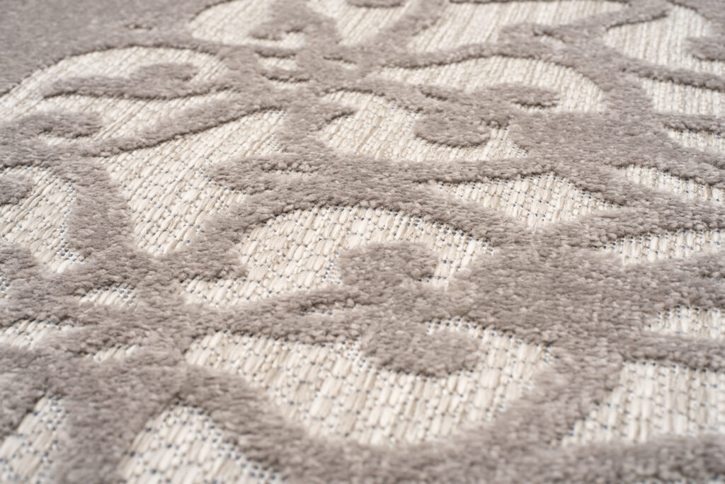 Buitenkleed Patio Grijs Ornamenten