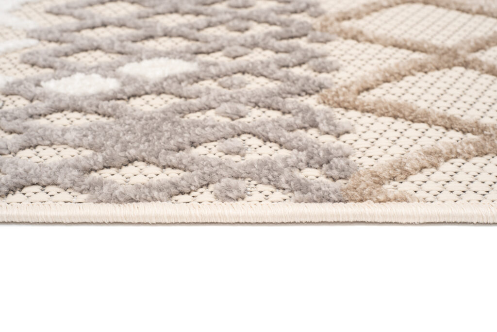 Buitenkleed Patio Grijs Creme Ethno